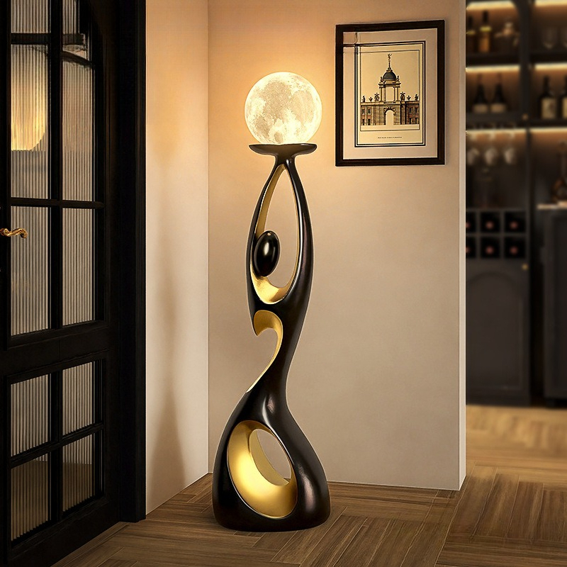 Resin Art Floor Design - Italian Designer Resin Art Floor Lamps