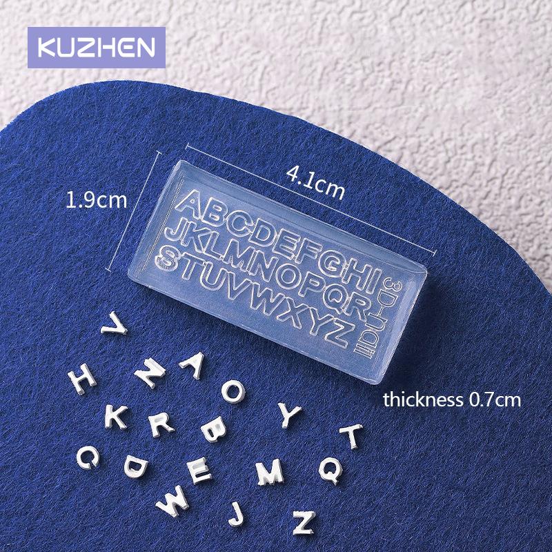 Resin Art Zone - A-Z Letters Nail Art Silicone 26