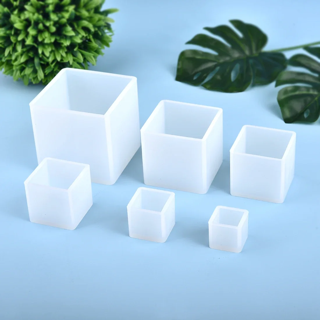 Resin Art Cube - Resin Silicone Mold 3D Cube Casting
