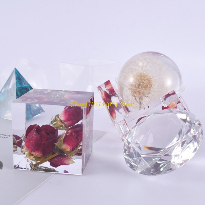 Resin Art Cube - Khuôn silicon N5KE Cube Đúc Epoxy