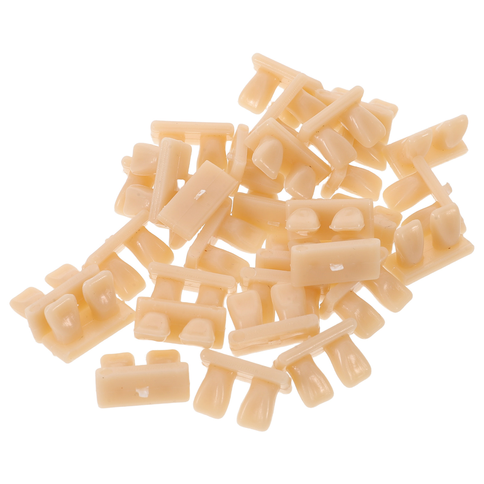 Resin Art Craft - 50Pcs Miniature Resin Teeth for Crafting
