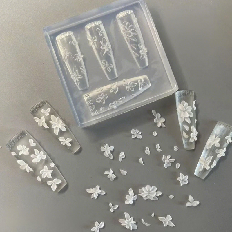 Resin Art Zone - Z. 3D Flowers Nail Mold DIY