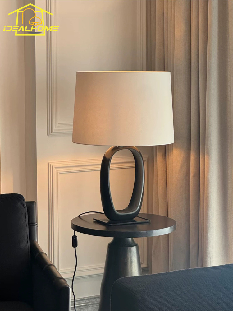 Resin Art Floor Design - Italian Design Wabi-sabi Resin Table Lamp