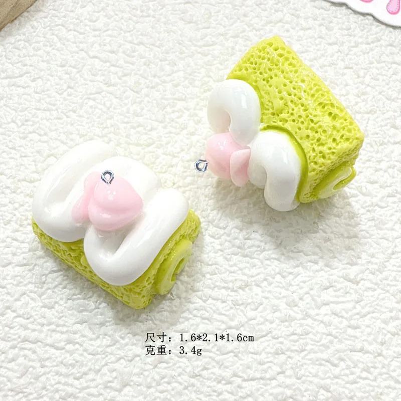 Resin Art Craft - 10Pcs Mini Simulated Cute Cake Resin
