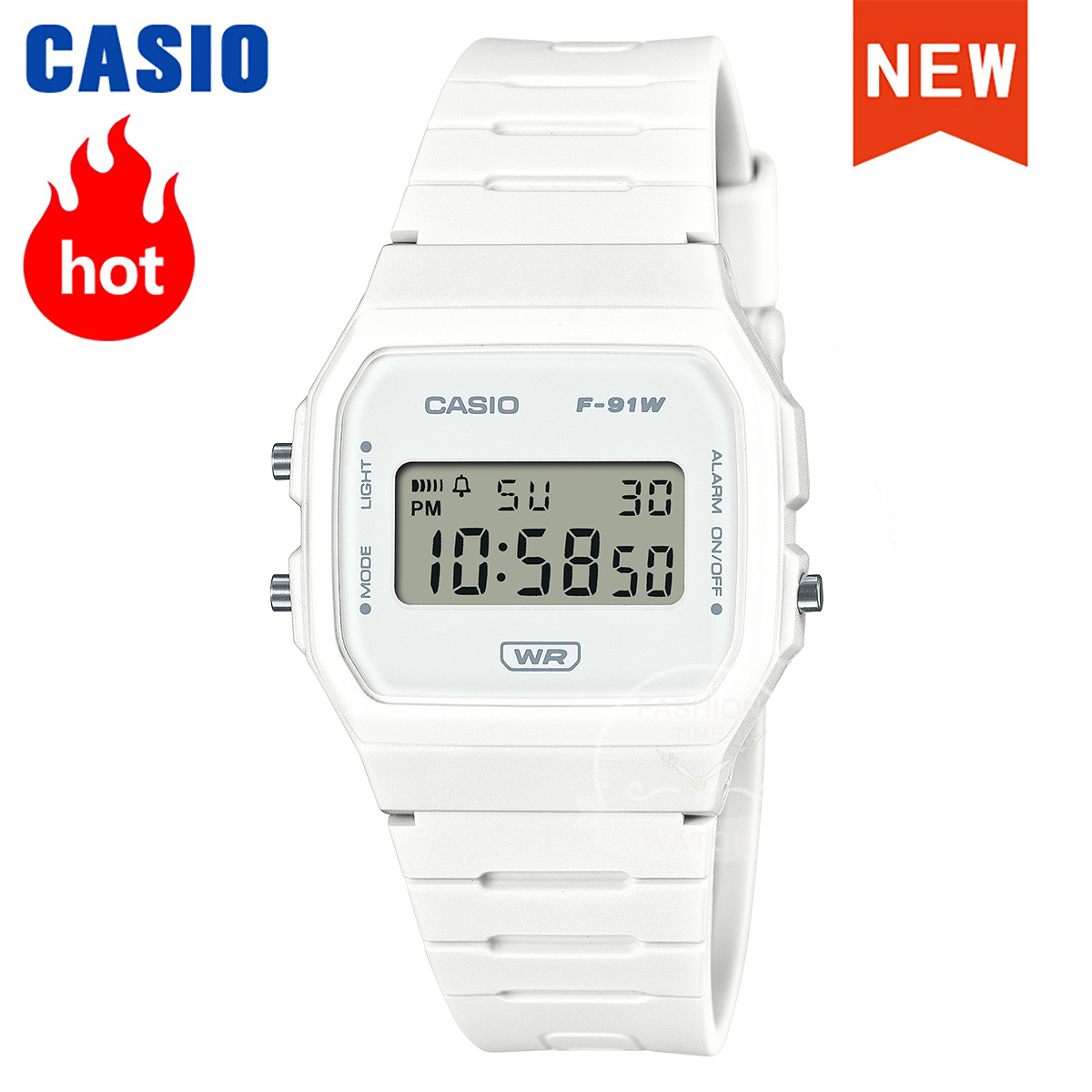 Resin Art Watch - Casio Watch for Men Retro Electronics
