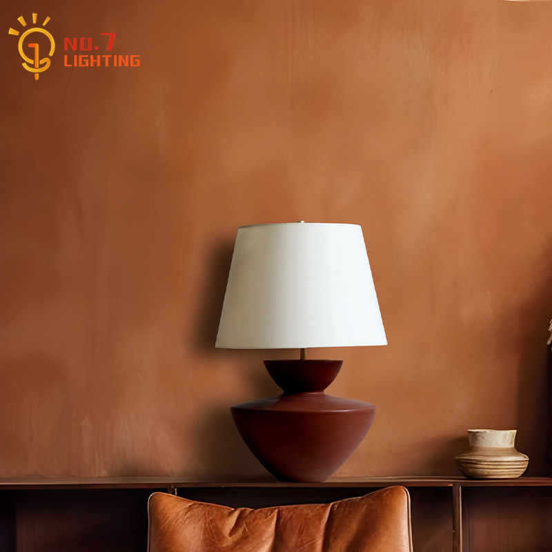 Resin Art Floor Design - Japanese Wabi-sabi Designer Resin Table Lamp