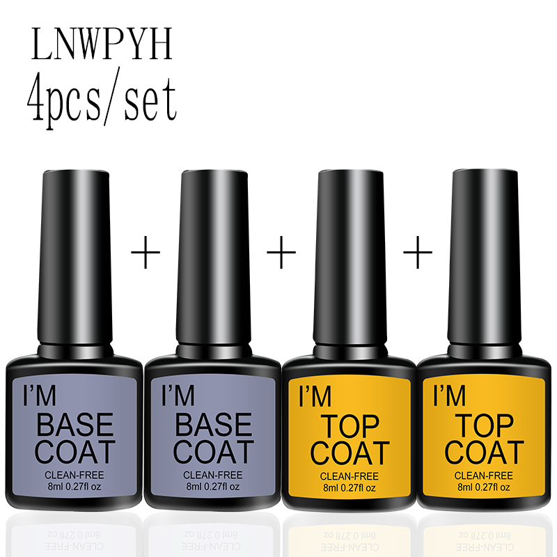 Resin Art Varnish - 4 Pcs/Set Top Coat And Base
