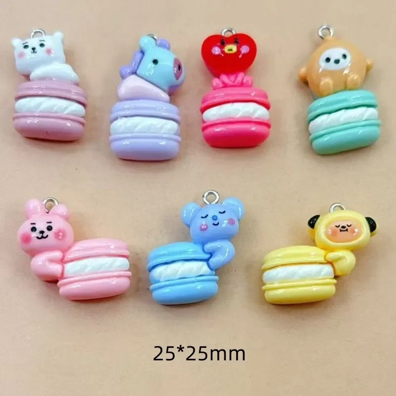Resin Art Craft - 10pcs Mixed Cartoon Resin Charms Tiny