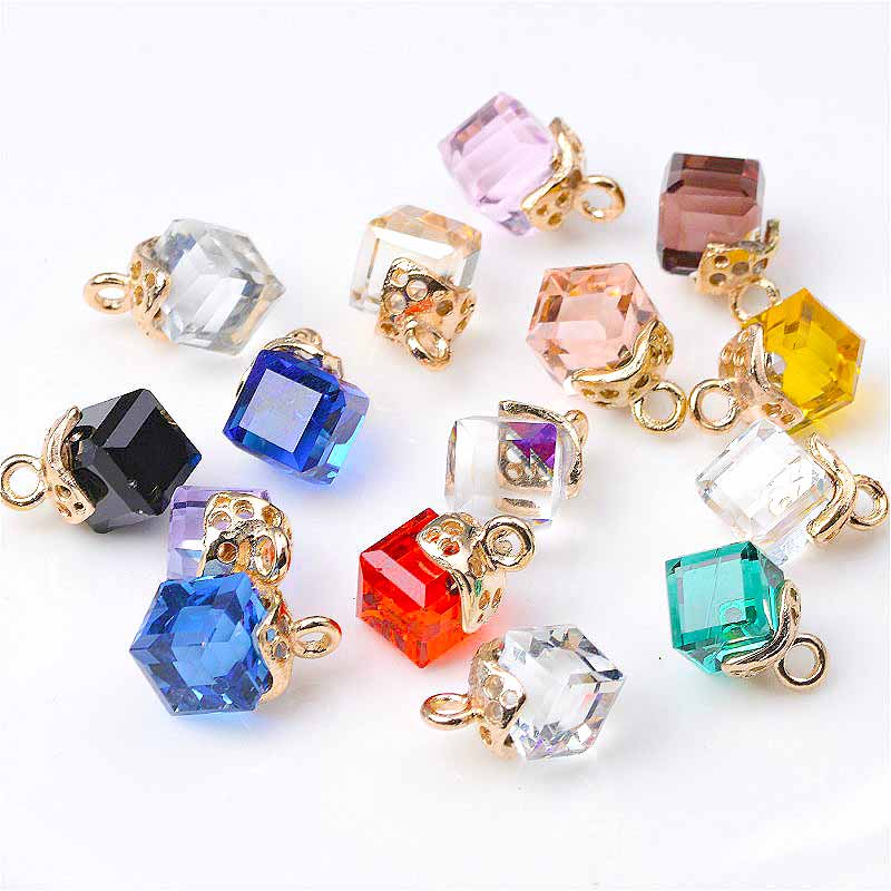 Resin Art Cube - 10Pcs Mix Color Glass Quyến Rũ