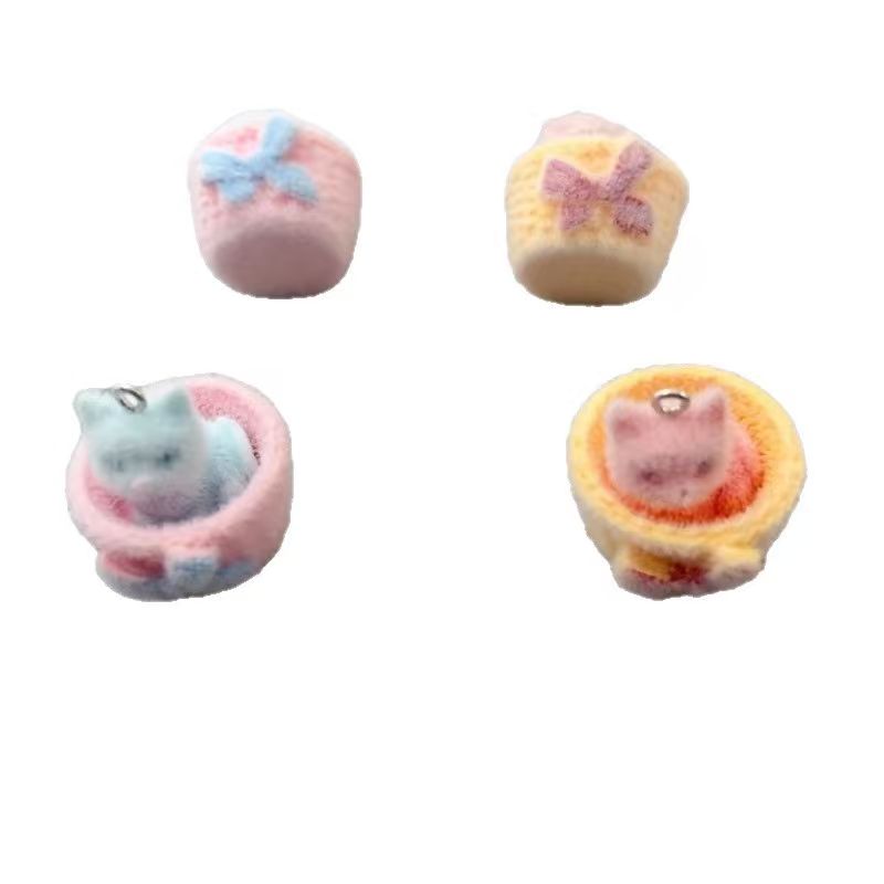 4pcs 3D plush resin cat pendan - đánh giá và giá Resin Art Gift Ideas