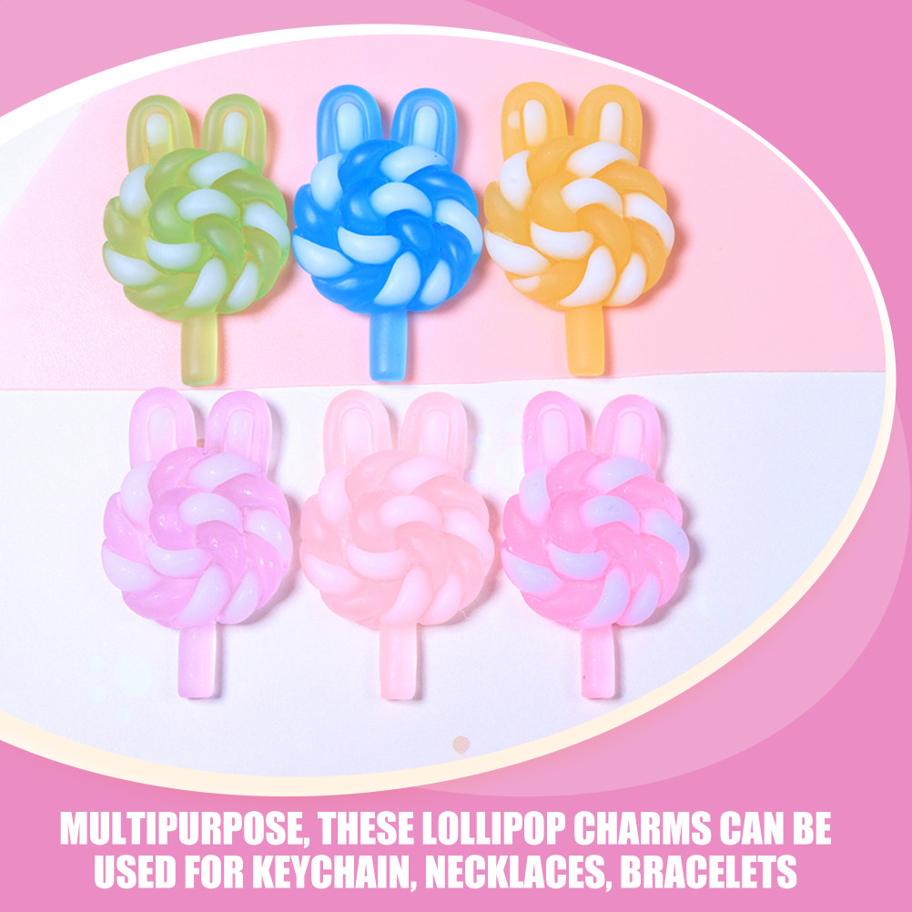 24Pcs Cute Cartoon Lollipop Ch - đánh giá và giá Resin Art Craft