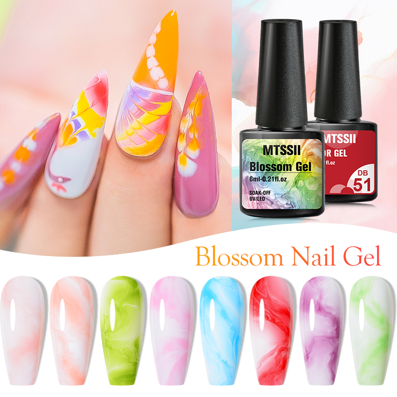 7ml Nail Blooming Gel Blossom  - đánh giá và giá Resin Art Varnish