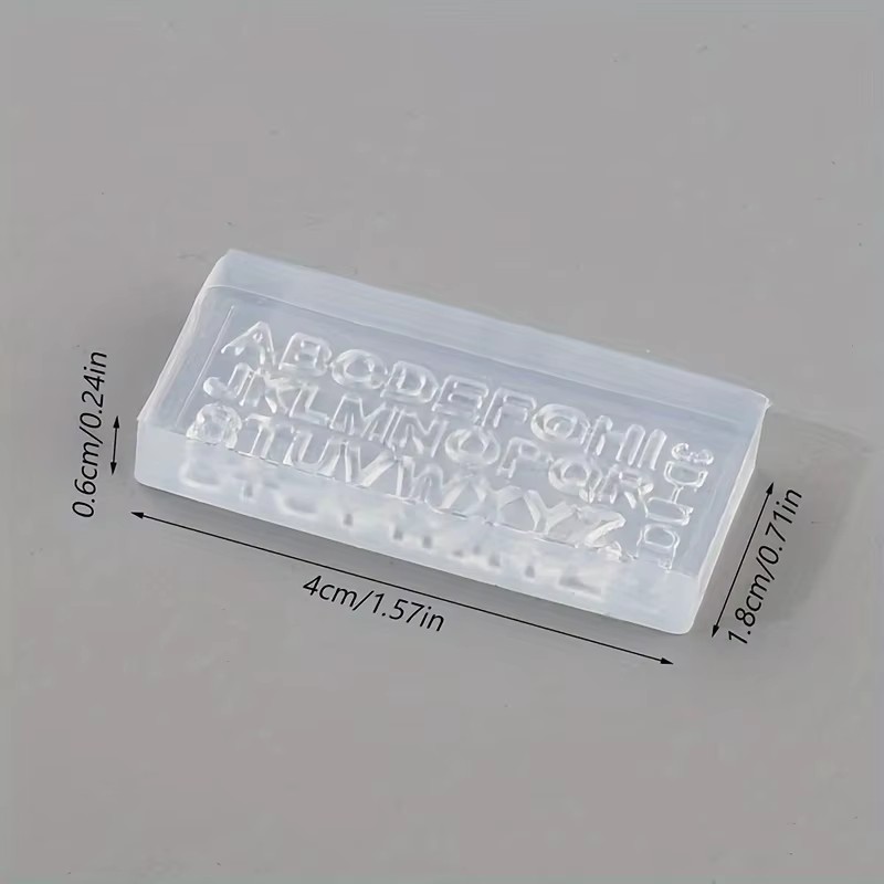3D Letter Nail Art Silicone Mo - đánh giá và giá Resin Art Zone
