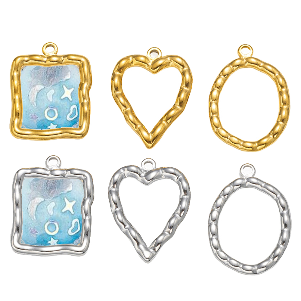 5pcs Stainless Steel Heart Rou - đánh giá và giá Resin Art Craft