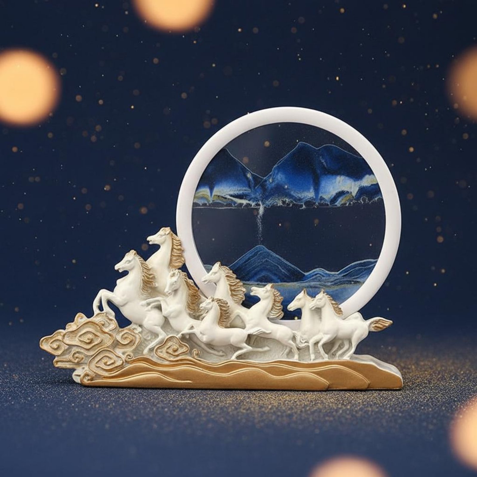 Sand Art Horse Decor Gift Idea - đánh giá và giá Resin Art Design Ideas