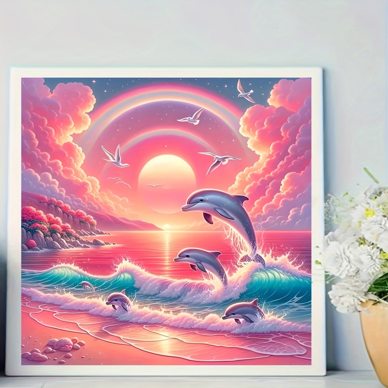 Diamond Painting Kit, Pink Sky - đánh giá và giá Resin Art Work