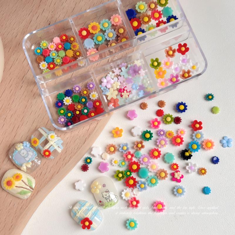 Nail Charms Summer Vibe Sunflo - đánh giá và giá Resin Art Using Flowers