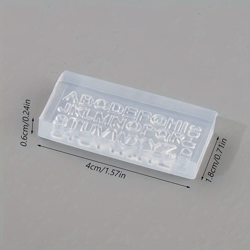 3D Letter Nail Art Silicone Mo - đánh giá và giá Resin Art Zone