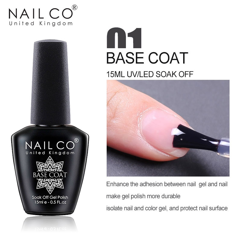 NAILCO 15ml Top Coat And Base  - đánh giá và giá Resin Art Varnish