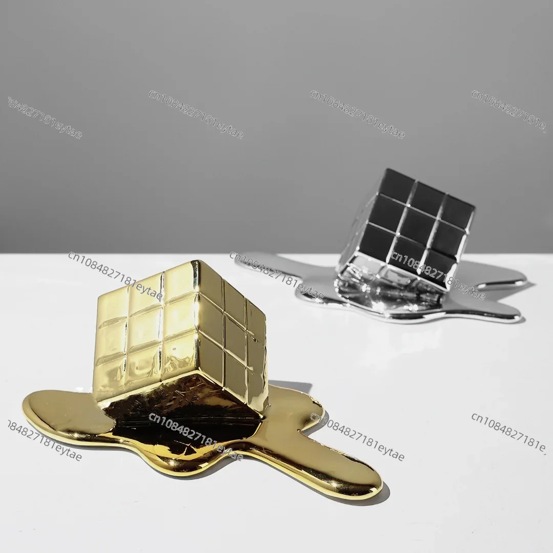 Golden Resin Geometric Cube -  - đánh giá và giá Resin Art Cube