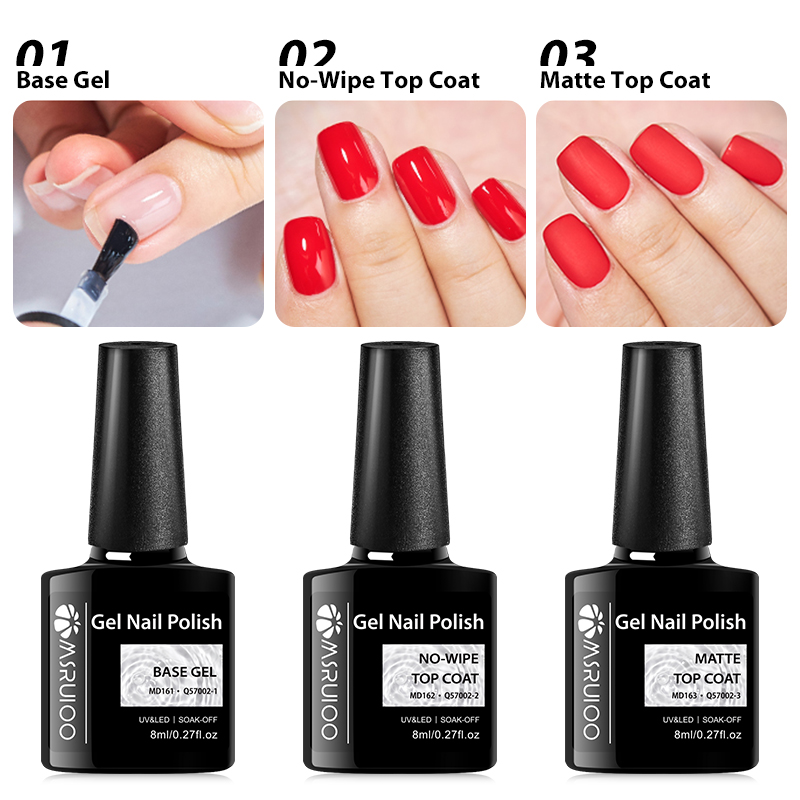 MSRUIOO 8ml Base Top Coat Gel  - đánh giá và giá Resin Art Varnish