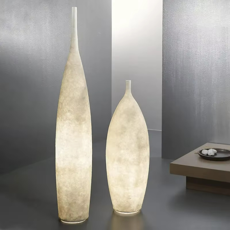 Art vase floor lamp Minimalist - đánh giá và giá Resin Art Floor Design