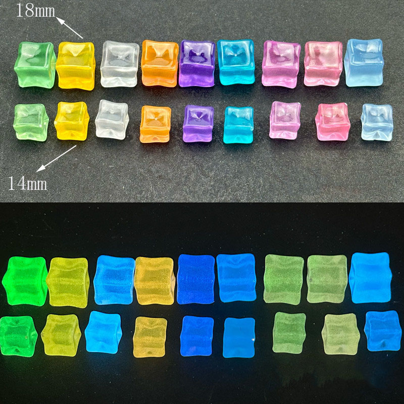 20pcs Luminous 14cm Stone Squa - đánh giá và giá Resin Art Cube