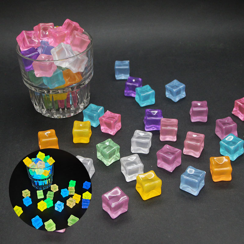 20pcs Luminous 14cm Stone Squa - đánh giá và giá Resin Art Cube