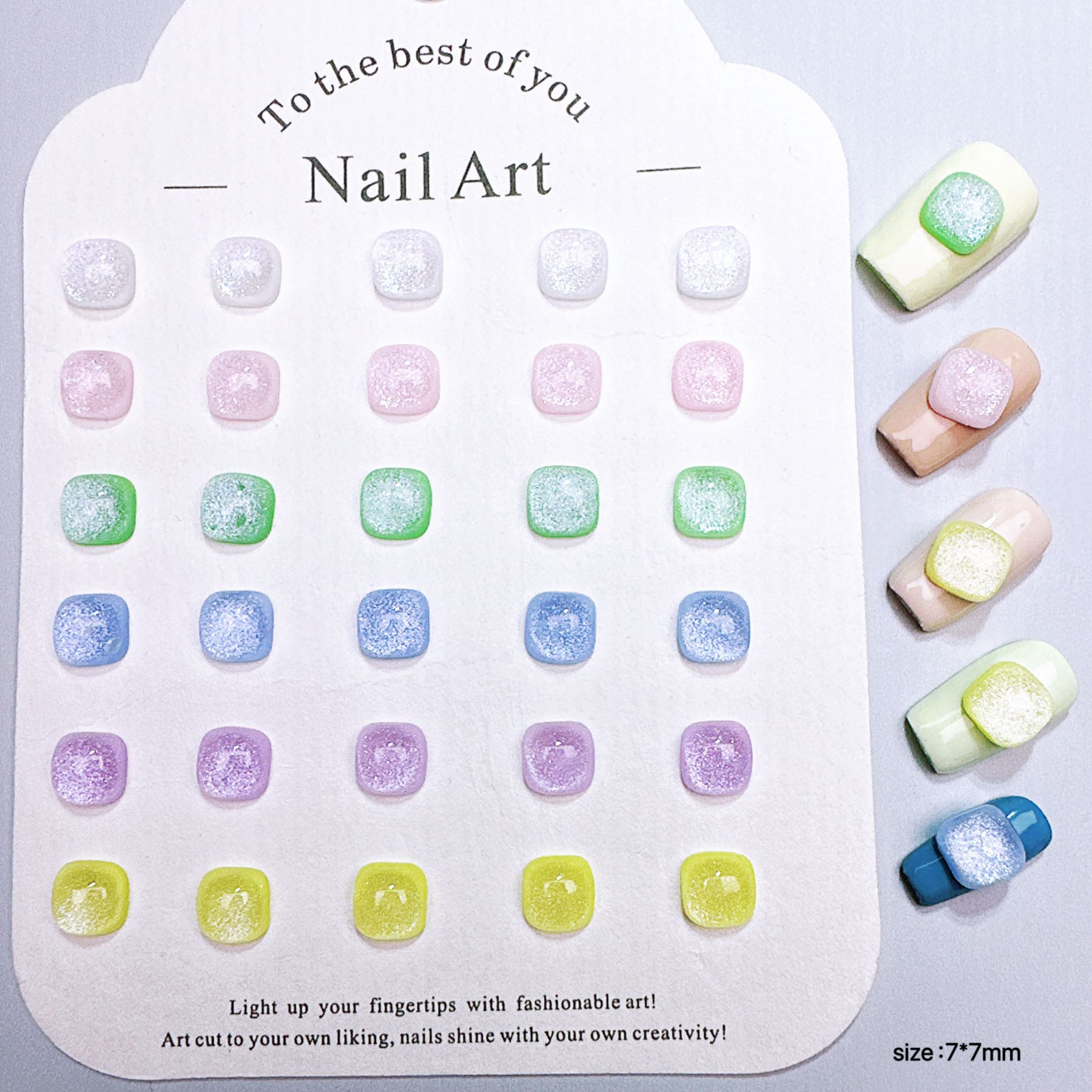 100Pcs Cat's Eye Sugar Cube Na - đánh giá và giá Resin Art Cube