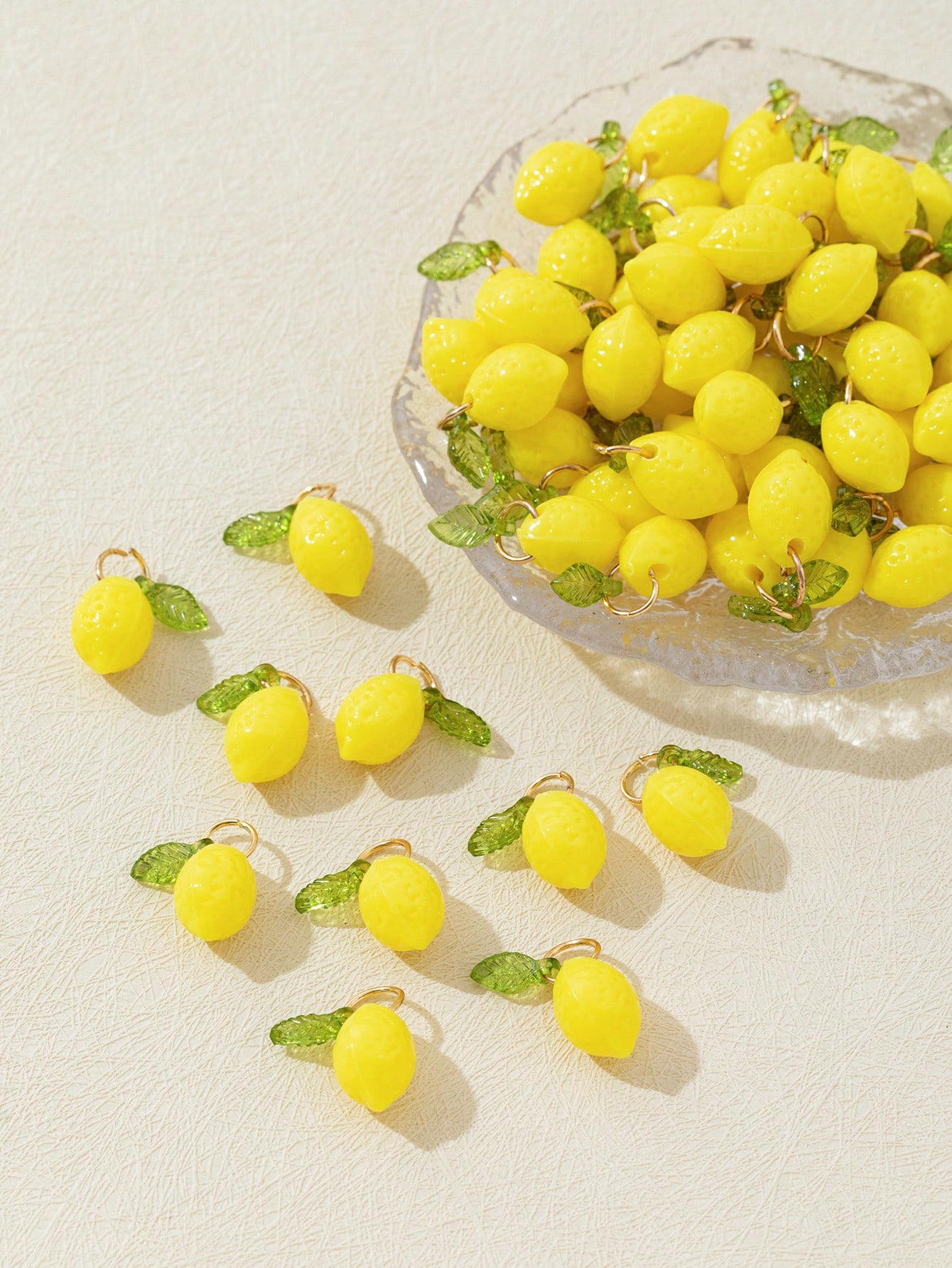 10Pcs 3D Lemon Resin Charms Pe - đánh giá và giá Resin Art Craft