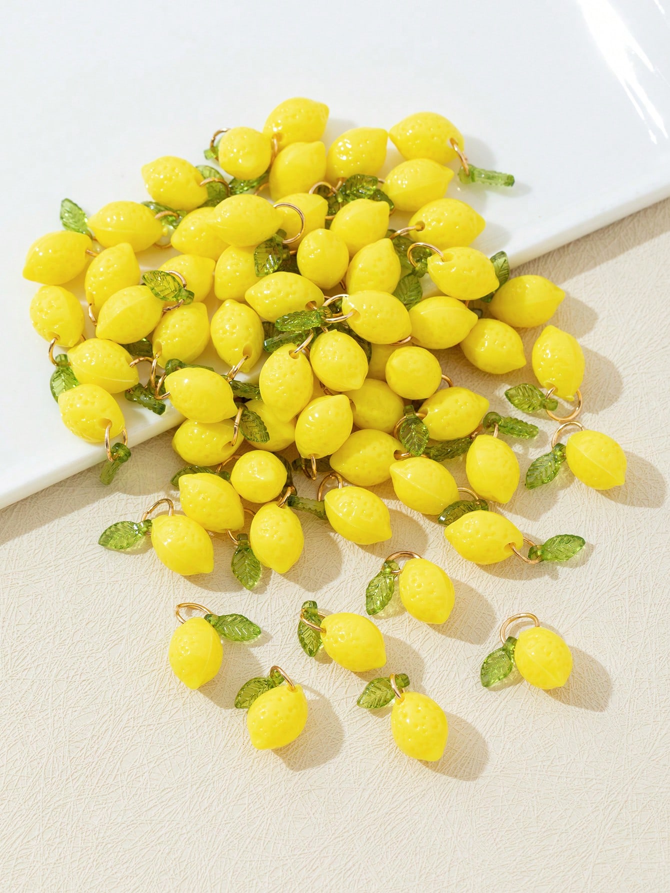 10Pcs 3D Lemon Resin Charms Pe - đánh giá và giá Resin Art Craft