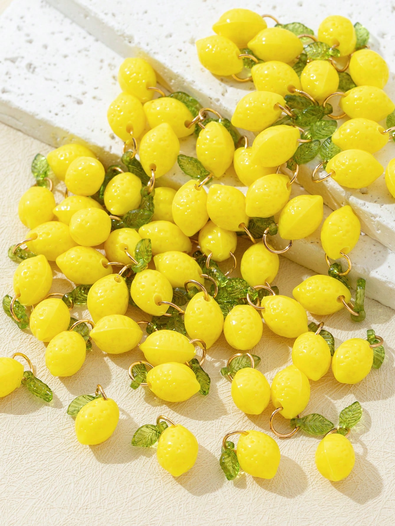 10Pcs 3D Lemon Resin Charms Pe - đánh giá và giá Resin Art Craft