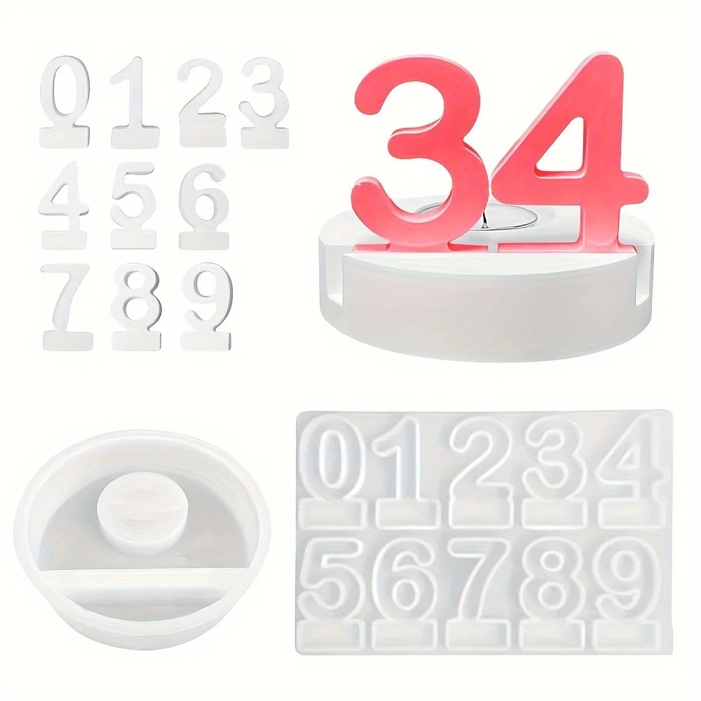 2pc Birthday Cake Silicones Mo - đánh giá và giá Resin Art Craft