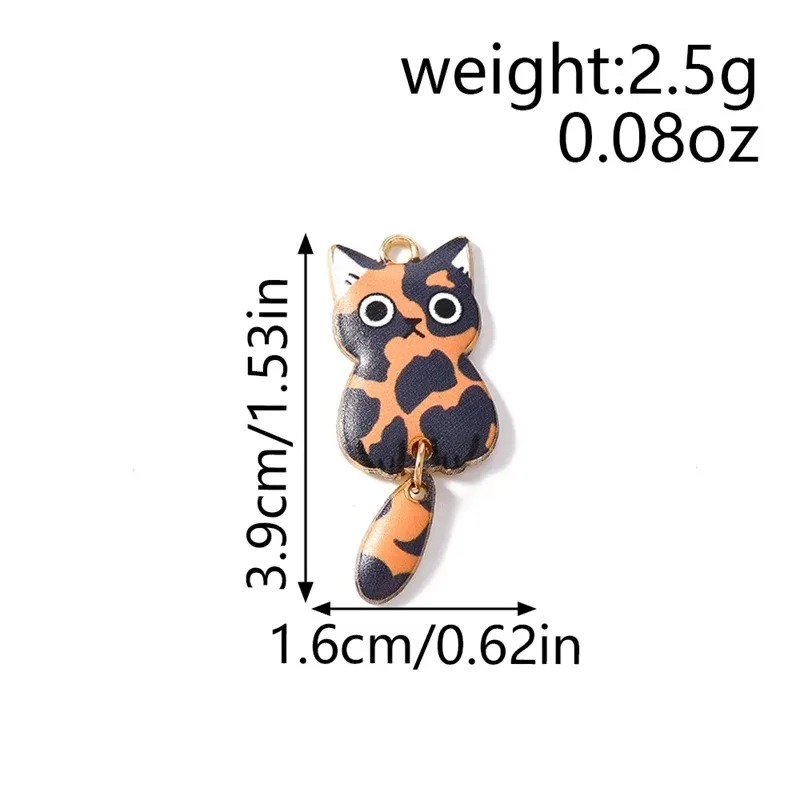 10Pcs 16×39mm Cute Cartoon Cat - đánh giá và giá Resin Art Craft
