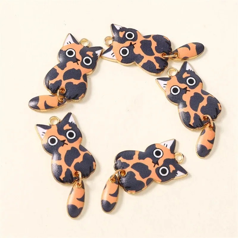 10Pcs 16×39mm Cute Cartoon Cat - đánh giá và giá Resin Art Craft