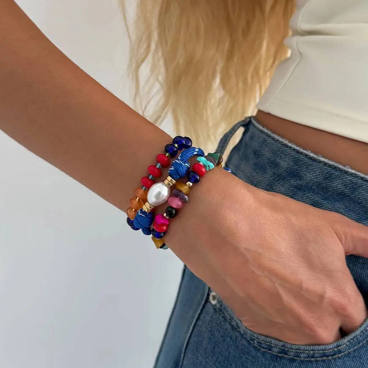 KunJoe 3Pcs/Set Colorful Multi - đánh giá và giá Resin Art Watch