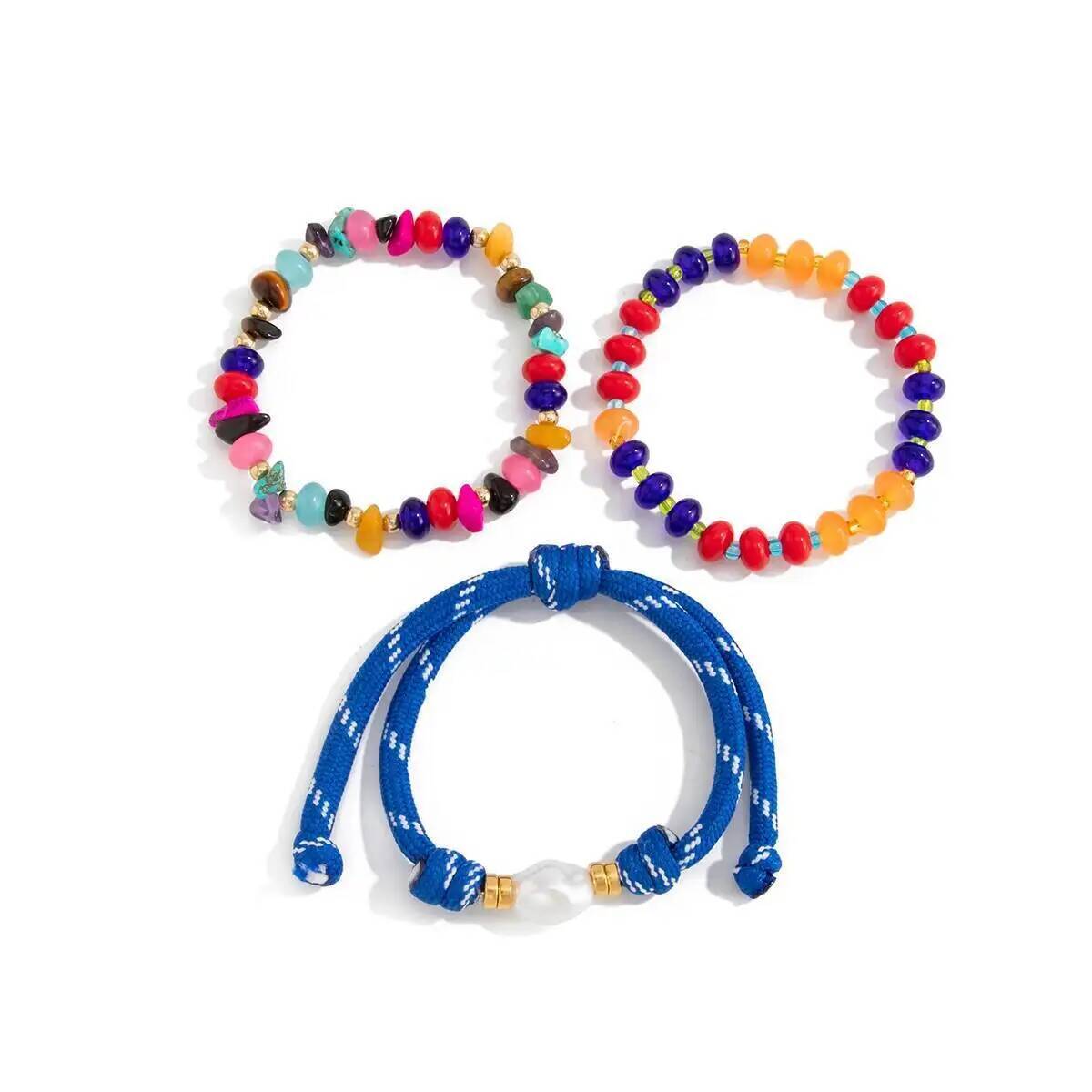 KunJoe 3Pcs/Set Colorful Multi - đánh giá và giá Resin Art Watch