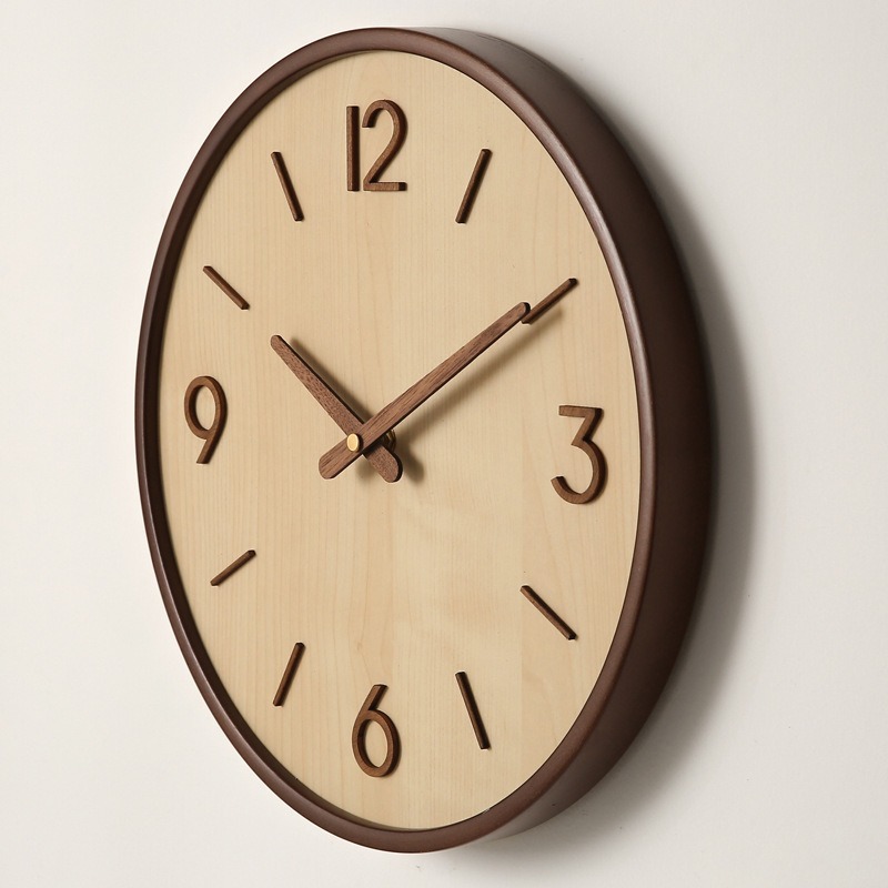 Modern Wooden Silent Art Wall  - đánh giá và giá Resin Art Clock