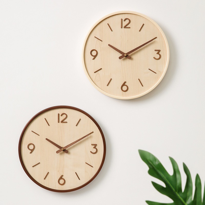 Modern Wooden Silent Art Wall  - đánh giá và giá Resin Art Clock