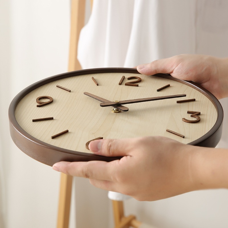 Modern Wooden Silent Art Wall  - đánh giá và giá Resin Art Clock