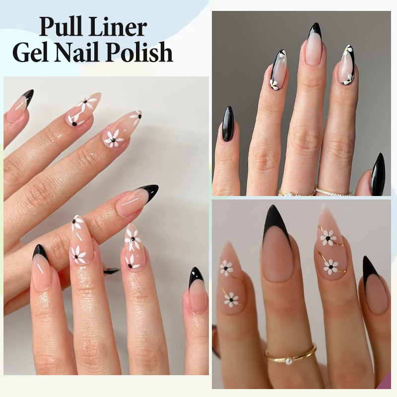 LILYCUTE 5ml White Black Liner - đánh giá và giá Resin Art Varnish