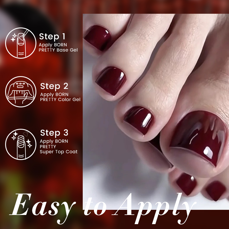 BORN PRETTY 10ml ANCORA Red Se - đánh giá và giá Resin Art Varnish