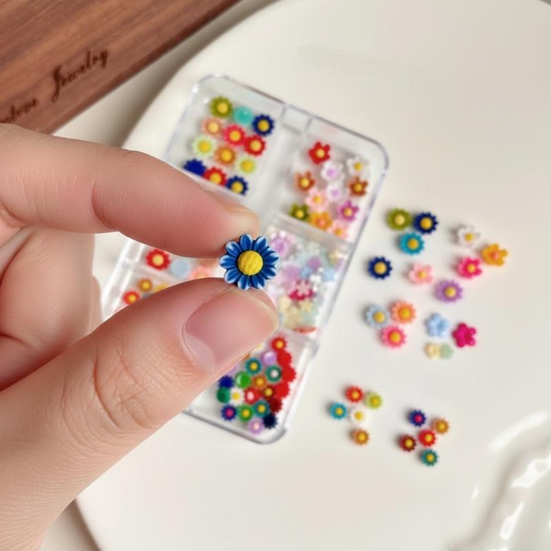 Summer Vibe Sunflower Nail Cha - đánh giá và giá Resin Art Using Flowers