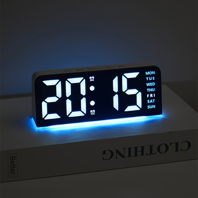 Digital LED Alarm Clock Deskto - đánh giá và giá Resin Art Watch