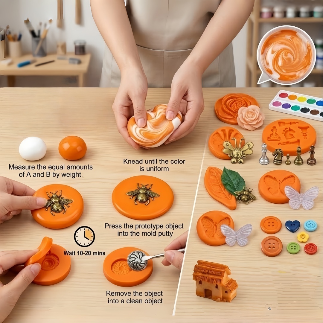 Silicone Putty DIY Crafting Se - đánh giá và giá Resin Art Craft