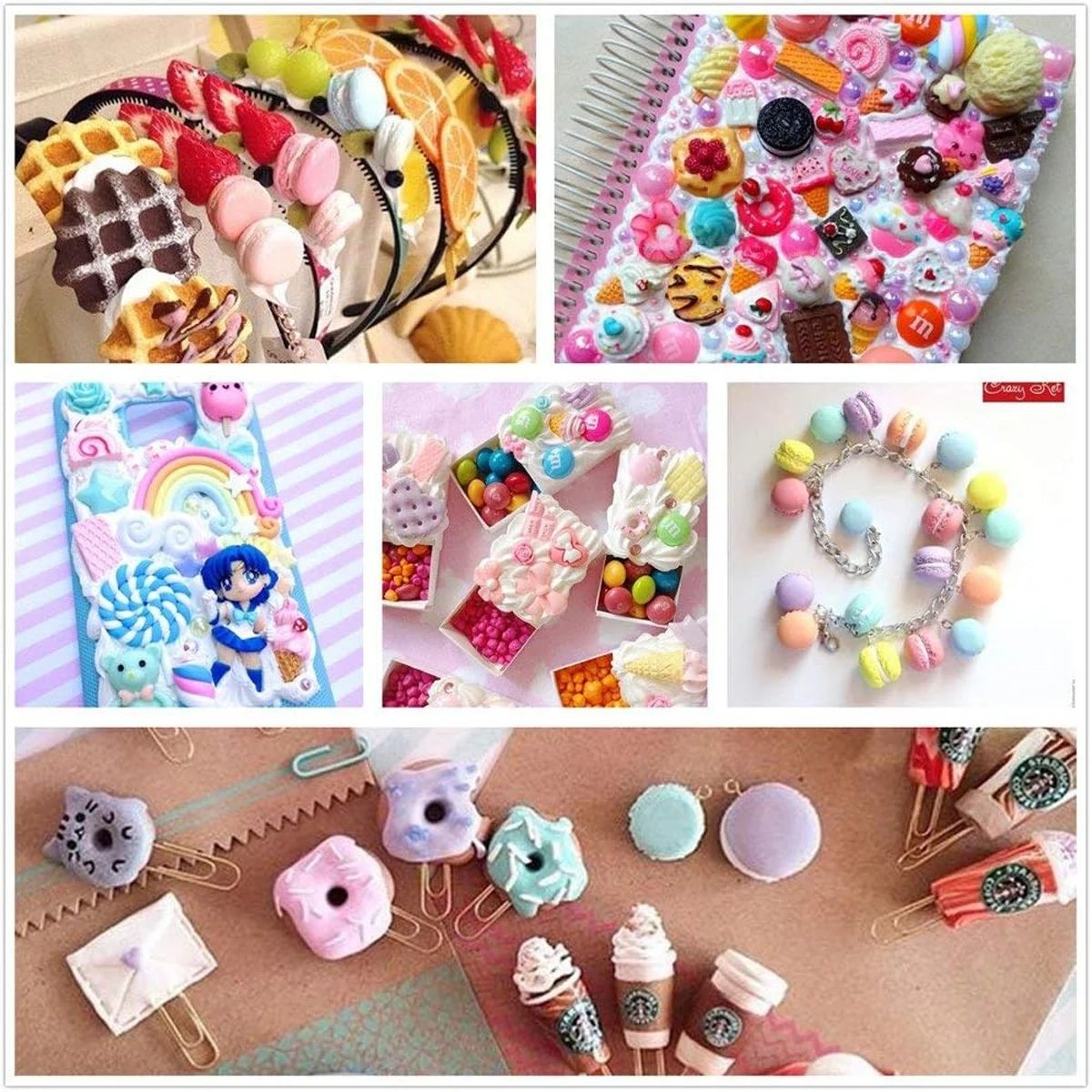 30pcs Random Candy Slime Charm - đánh giá và giá Resin Art Craft