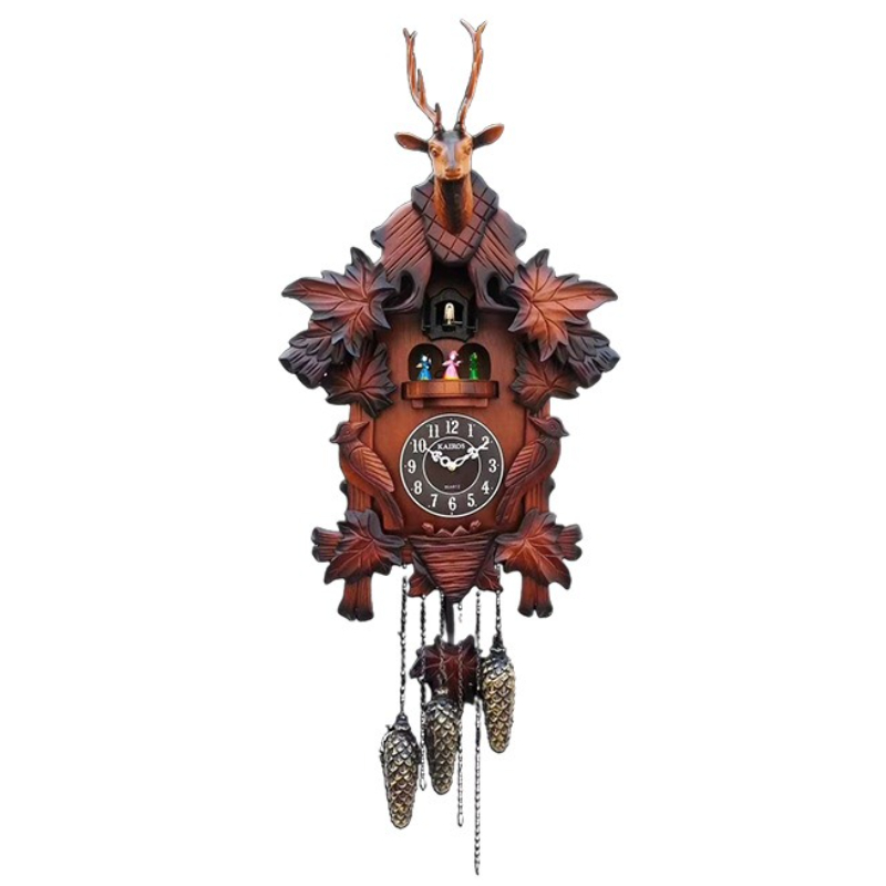 Cuckoo Wall Clock Solid Wood C - đánh giá và giá Resin Art Watch