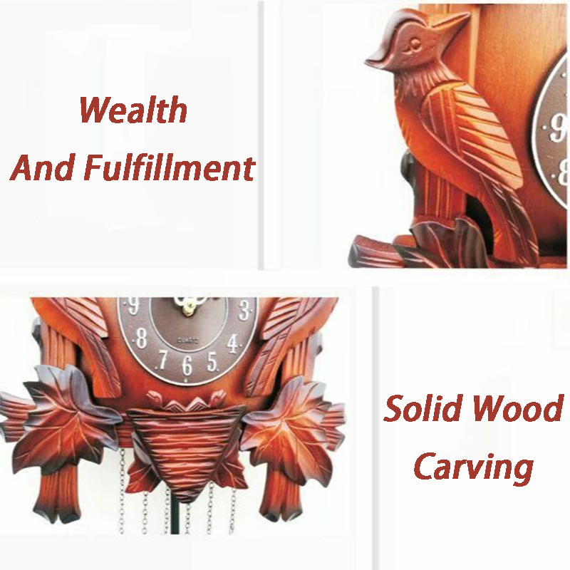 Cuckoo Wall Clock Solid Wood C - đánh giá và giá Resin Art Watch
