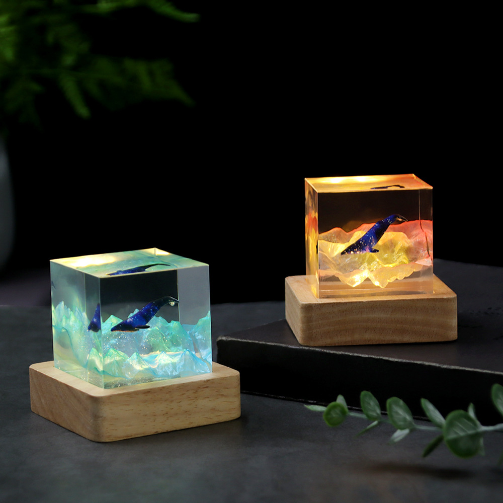 5cm Cube Organism Resin Table  - đánh giá và giá Resin Art Cube