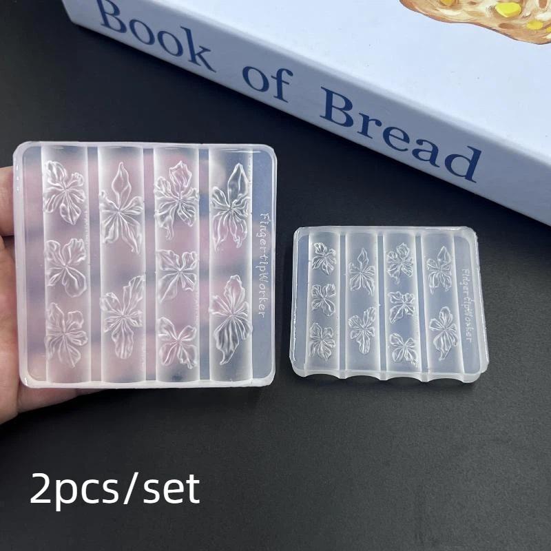 3D Lily Nail Silicone Molds 2  - đánh giá và giá Resin Art Using Flowers